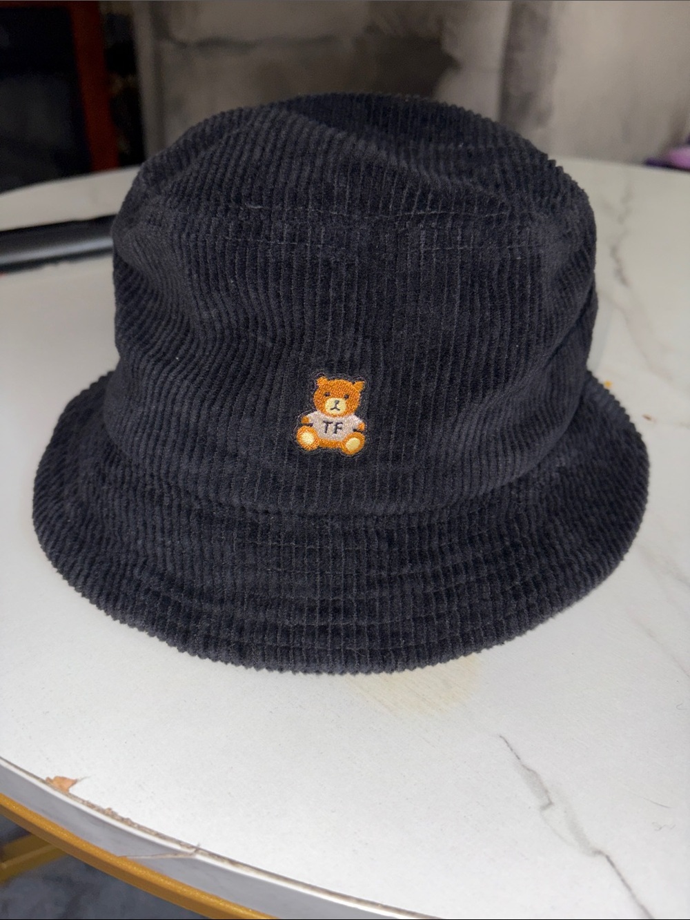 Teddy Fresh Black Bucket Hat